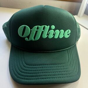 Green trucker hat
